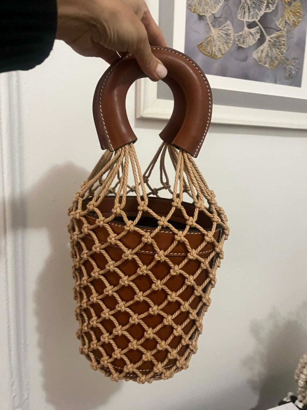 Staud Leather Bucket Bag